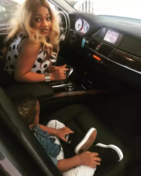 Nollywood Actress Gets Brand New BMW As A Birthday Gift From Husband (Photos)